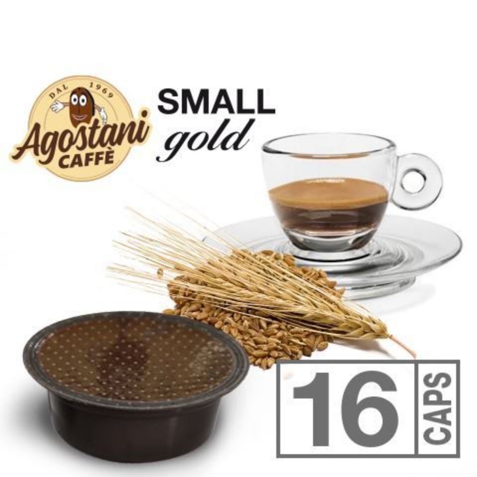 Immagine di 16 capsule Orzo Agostani SMALL GOLD compatibili Lavazza a Modo Mio