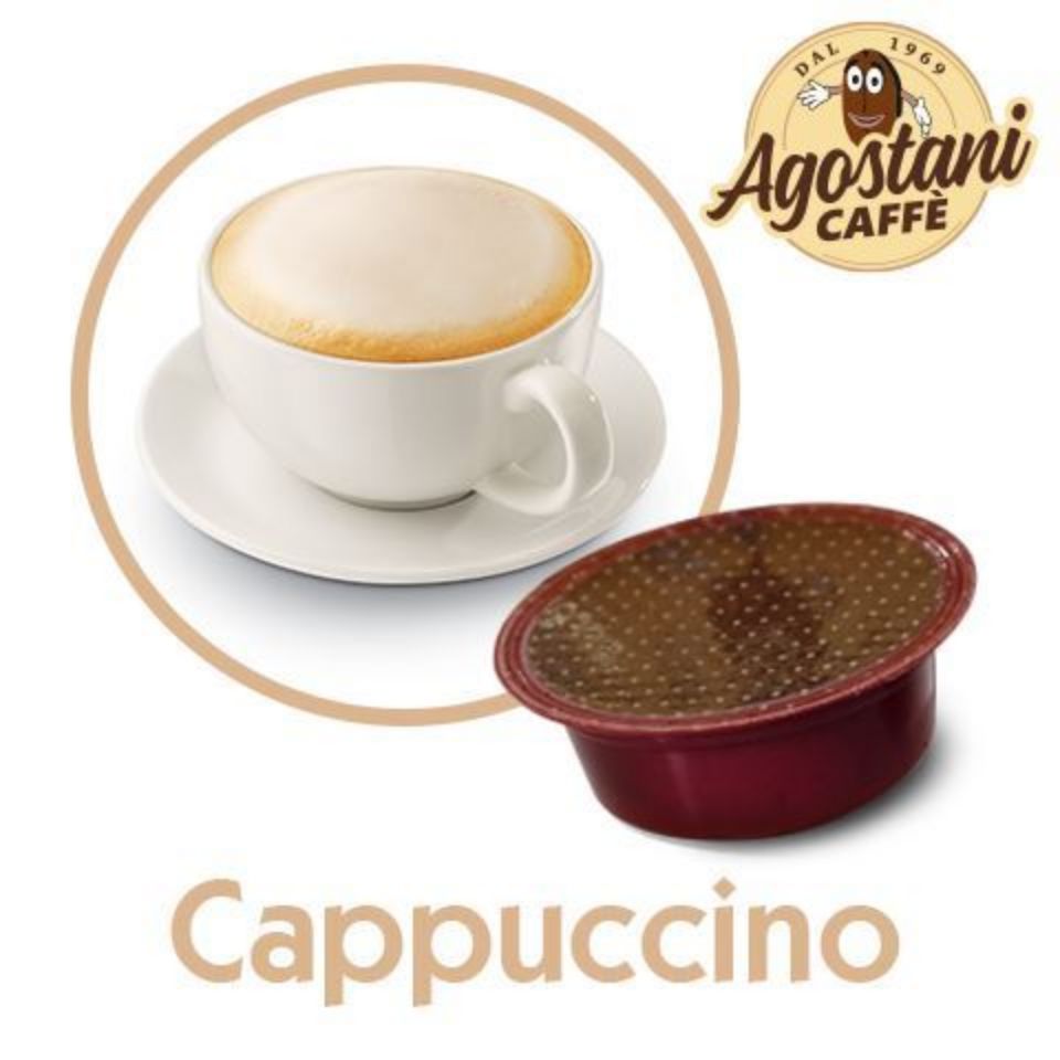 Immagine di 16 capsule cappuccino Agostani SMALL compatibile Lavazza a Modo Mio