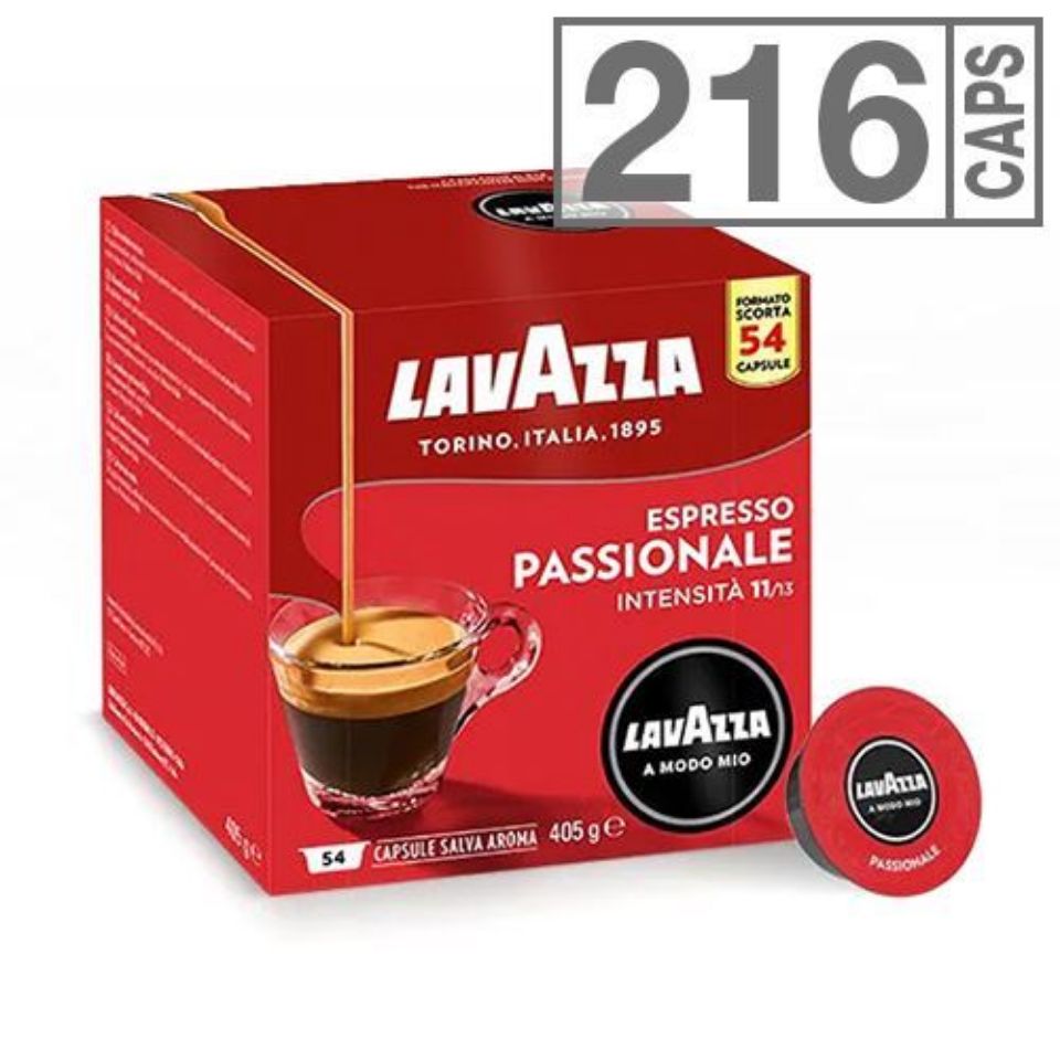 Offerta Macchina caffè JOLIE Bianca + 216 Cialde Caffè Lavazza A Modo Mio  Passionale