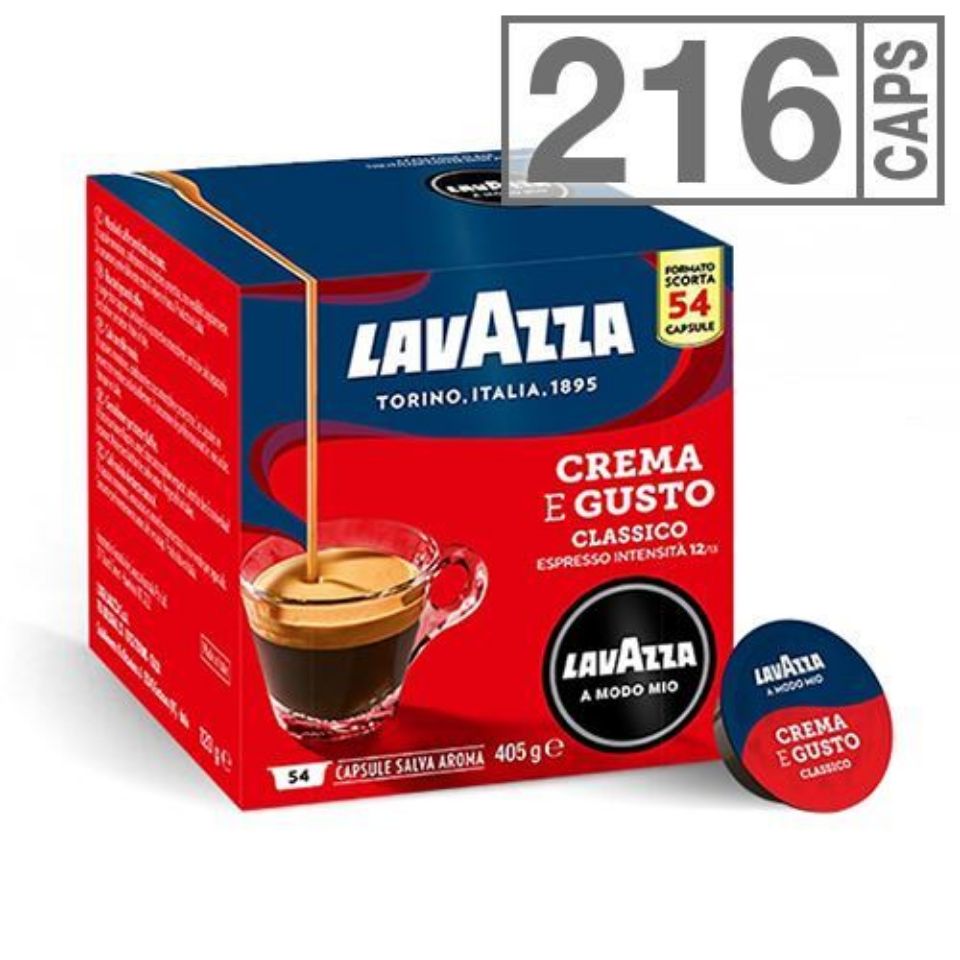 Immagine di 216 Cialde Lavazza a Modo Mio Crema e Gusto Classico