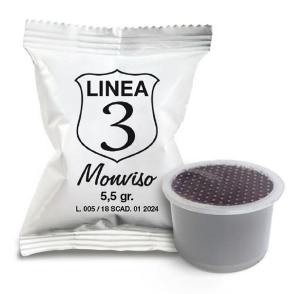 50 capsule caffè Agostani Monviso compatibili Mitaca MPS Illy e Che Amor di Caffè 