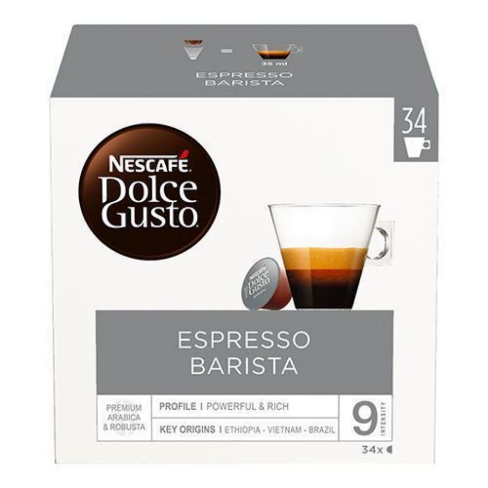 204 capsule Nescafé Dolce Gusto Espresso Barista con Spedizione Gratuita