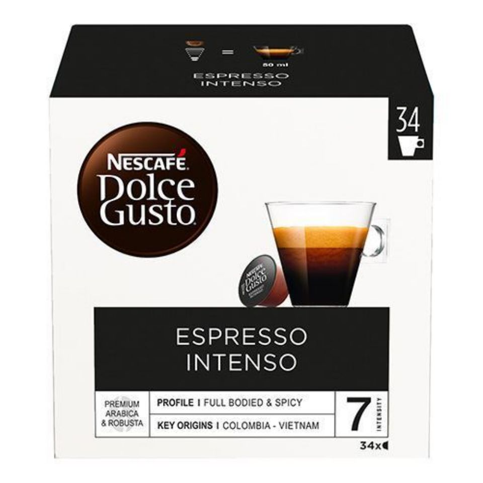 204 capsule Nescafé Dolce Gusto Espresso Intenso con Spedizione Gratuita