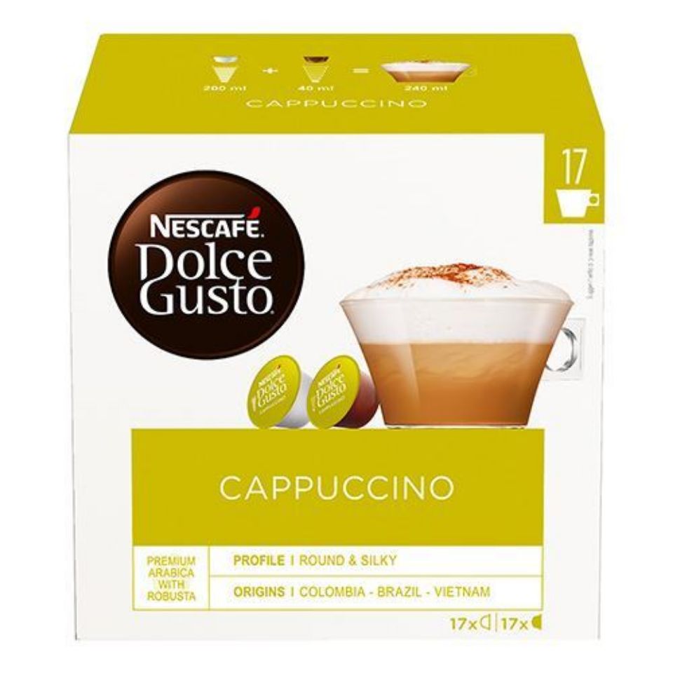 204 capsule Nescafé Dolce Gusto Cappuccino con Spedizione Gratuita