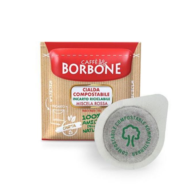 150 Cialde filtrocarta Caffè Borbone miscela ROSSA 44 mm ESE 150 Cialde filtrocarta Caffè Borbone miscela ROSSA 44 mm ESE
