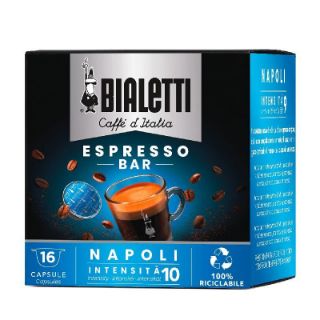 128 capsule Bialetti NAPOLI - I caffè d’Italia in alluminio 128 capsule Bialetti NAPOLI - I caffè d’Italia in alluminio