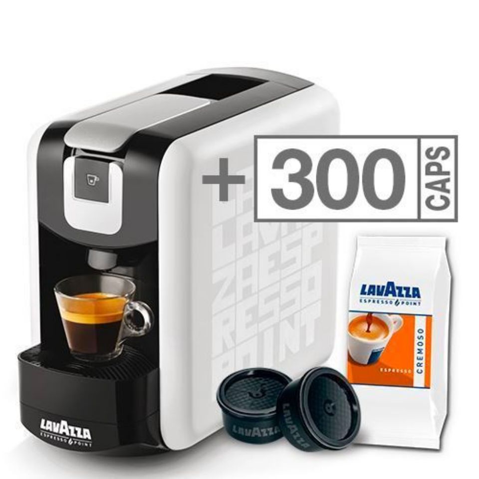 Macchina caffè Lavazza EP Mini + 300 capsule Cremoso Lavazza Espresso Point