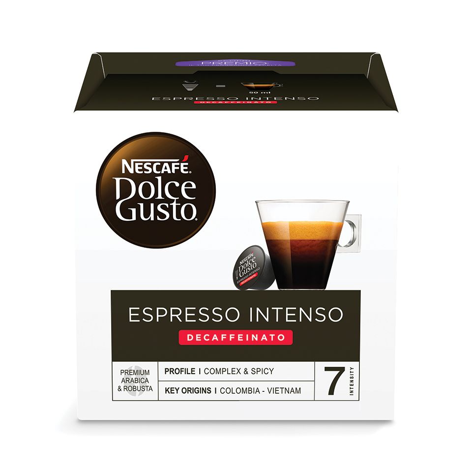 180 capsule Nescafé Dolce Gusto Espresso Intenso DECAFFEINATO con Spedizione Gratuita
