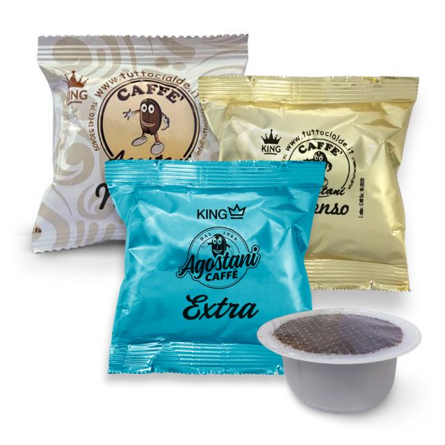 OFFERTA LANCIO: 150 Capsule caffè Agostani miste compatibili Bialetti Spedizione Gratuita OFFERTA LANCIO: 150 Capsule caffè Agostani miste compatibili Bialetti Spedizione Gratuita
