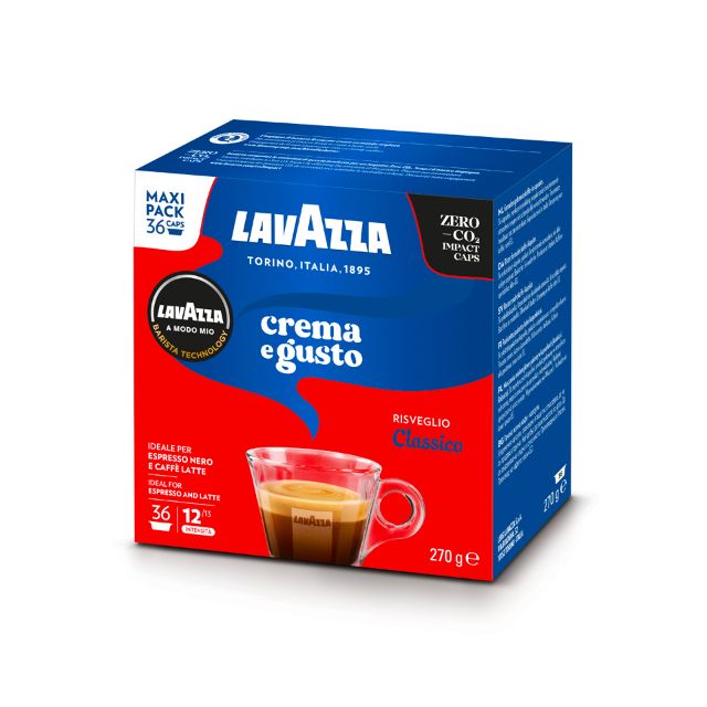 Visualizza i dettagli per 1080 Capsule Lavazza a Modo Mio Crema e Gusto Classico con Spedizione Gratis 1080 Capsule Lavazza a Modo Mio Crema e Gusto Classico con Spedizione Gratis