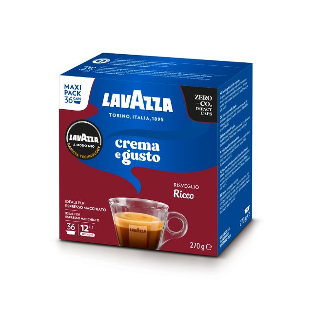 Visualizza i dettagli per Super Offerta: 540 Cialde Lavazza a Modo Mio Crema e Gusto RICCO con Spedizione Gratis Super Offerta: 540 Cialde Lavazza a Modo Mio Crema e Gusto RICCO con Spedizione Gratis