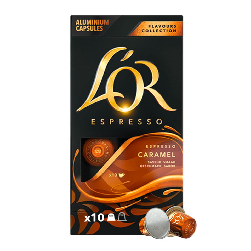 Immagine di Capsule L'OR Espresso Caramel in alluminio compatibili Nespresso