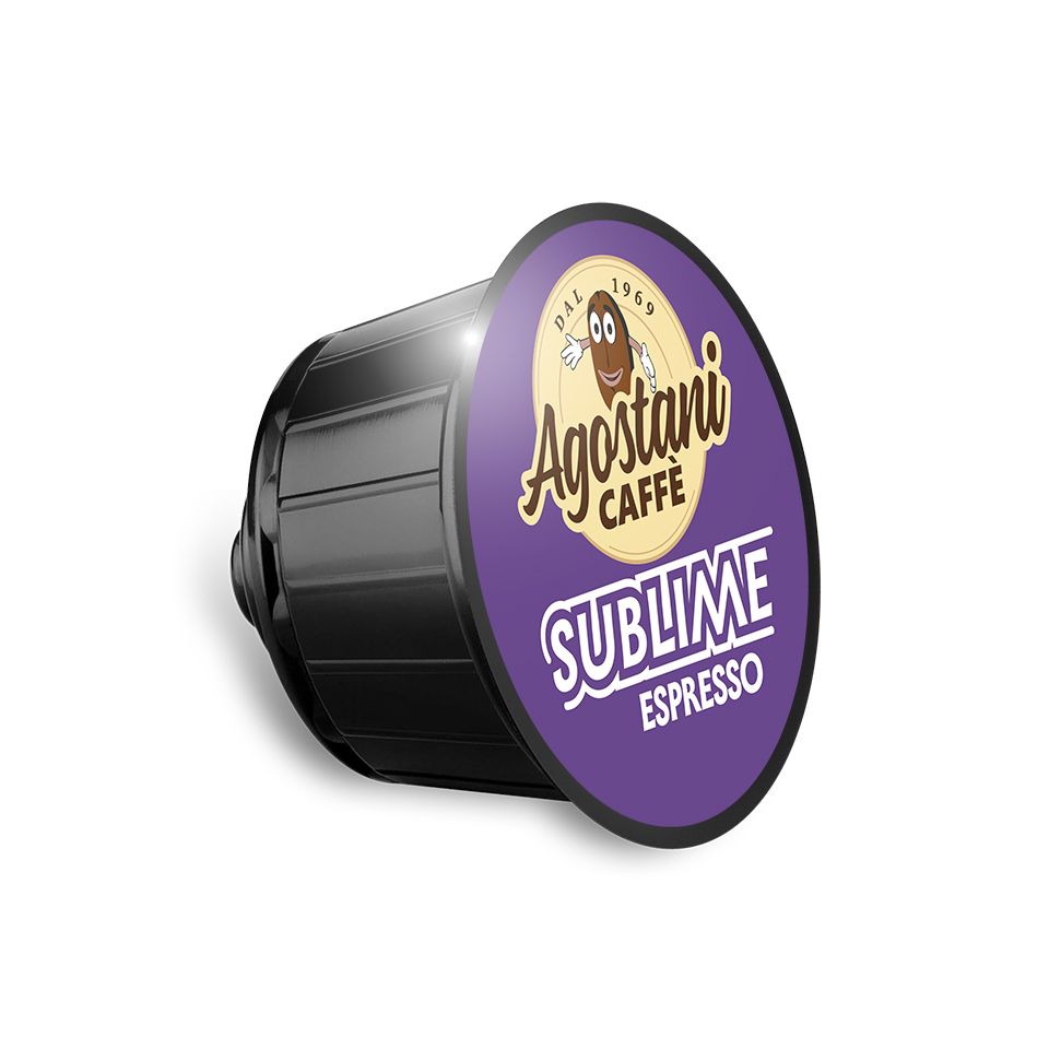 120 Capsule caffè Agostani BIG Espresso Sublime compatibili Nescafé Dolce Gusto