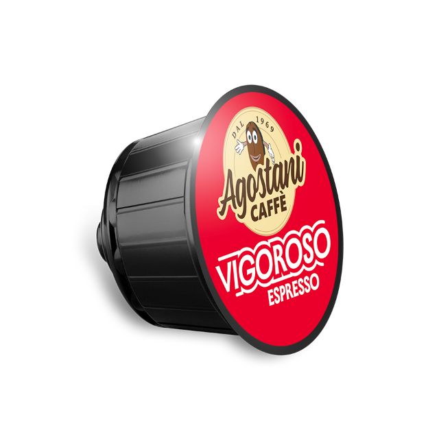 120 Capsule caffè Agostani BIG Espresso Vigoroso compatibili Nescafé Dolce Gusto 120 Capsule caffè Agostani BIG Espresso Vigoroso compatibili Nescafé Dolce Gusto