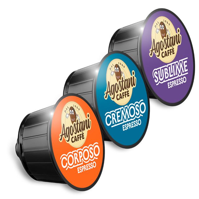 90 capsule caffè Agostani BIG Miste compatibili Nescafé Dolce Gusto Spedizione Gratuita 90 capsule caffè Agostani BIG Miste compatibili Nescafé Dolce Gusto Spedizione Gratuita