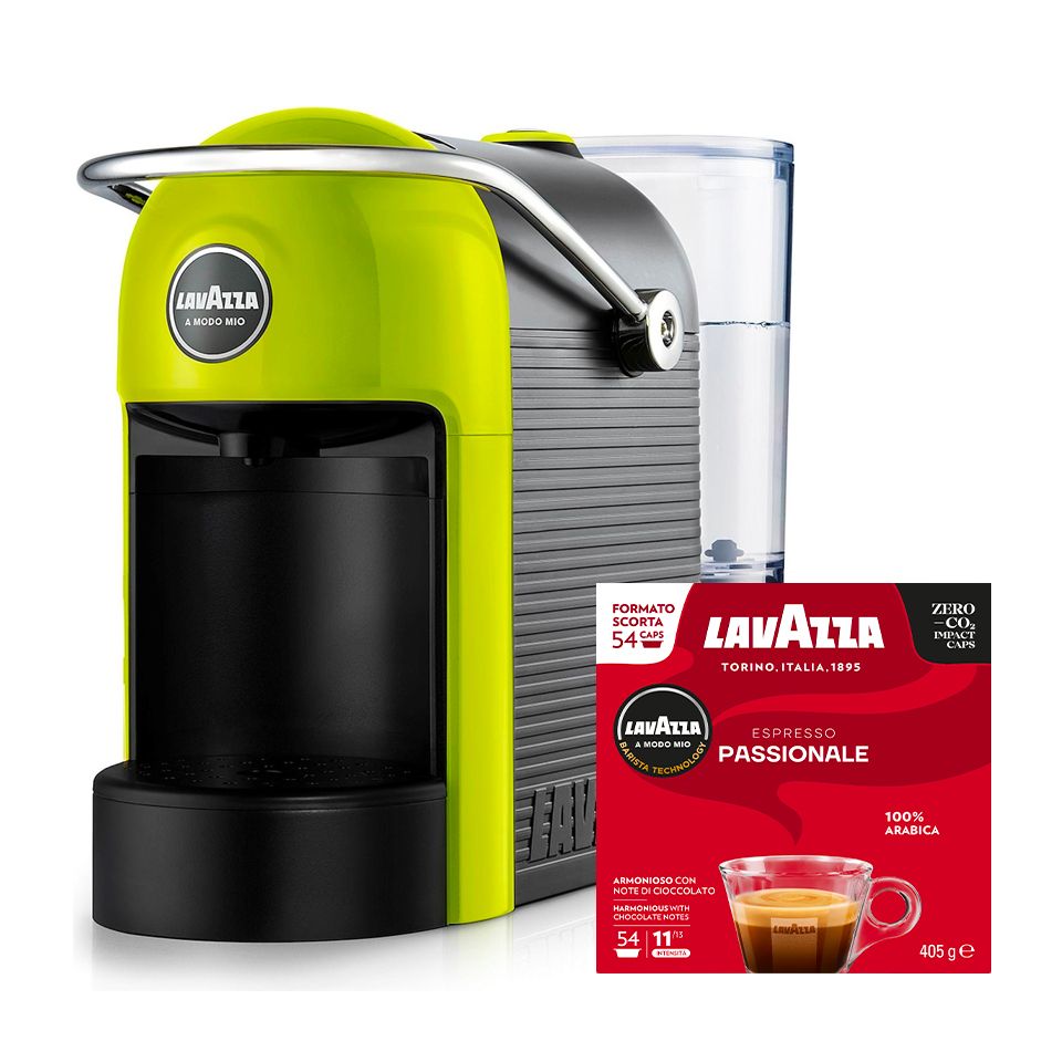 Offerta Macchina caffè JOLIE Lime + 216 Cialde Caffè Lavazza A