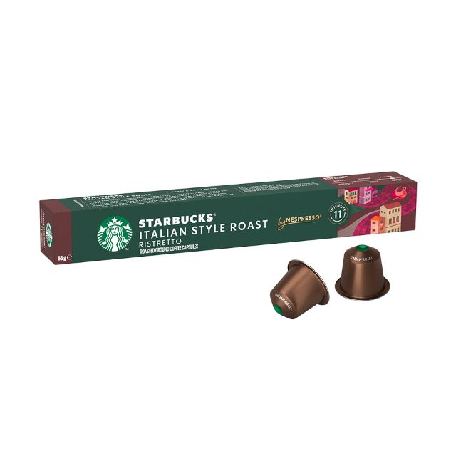 Visualizza i dettagli per 120 capsule STARBUCKS Italian Style Roast by Nespresso, per caffè espresso 120 capsule STARBUCKS Italian Style Roast by Nespresso, per caffè espresso