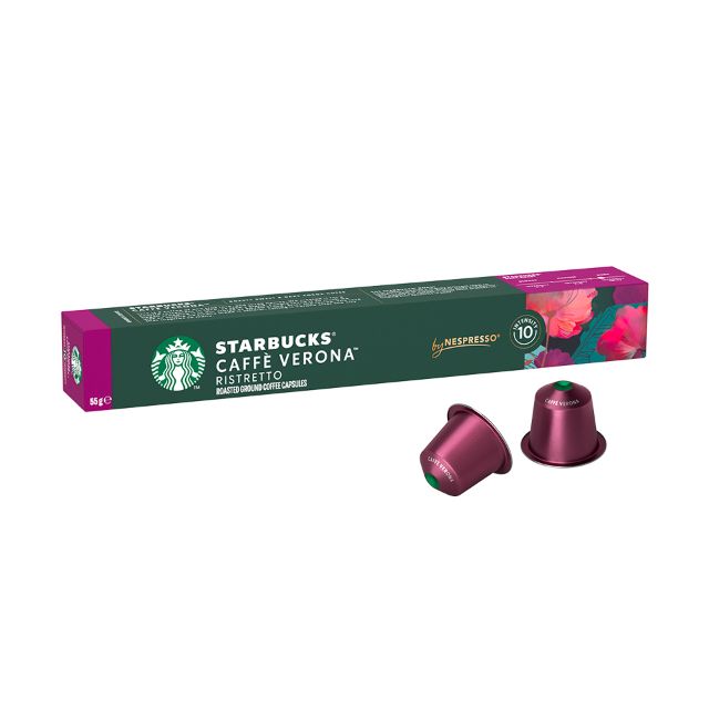 Visualizza i dettagli per 10 capsule STARBUCKS  Caffè Verona  by Nespresso, per caffè espresso 10 capsule STARBUCKS  Caffè Verona  by Nespresso, per caffè espresso
