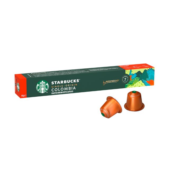 Visualizza i dettagli per 10 capsule STARBUCKS  Single-Origin Colombia by Nespresso, per caffè espresso 10 capsule STARBUCKS  Single-Origin Colombia by Nespresso, per caffè espresso