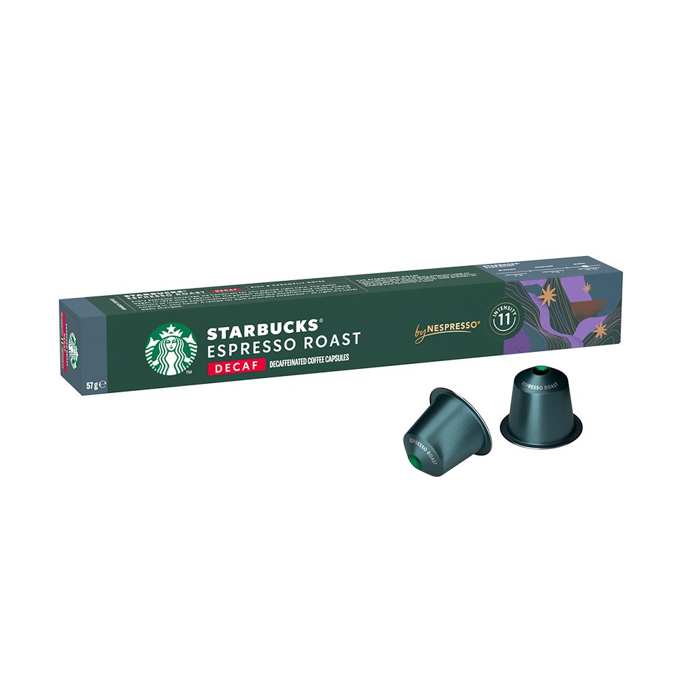 Immagine di 10 capsule STARBUCKS Decaf Espresso Roast by Nespresso , caffè decaffeinato