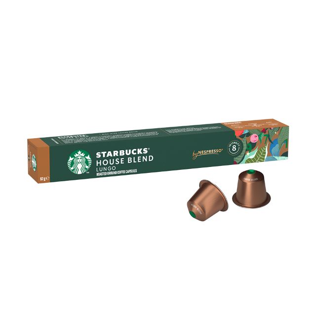 Visualizza i dettagli per 10 capsule STARBUCKS  House Blend by Nespresso, per caffè lungo 10 capsule STARBUCKS  House Blend by Nespresso, per caffè lungo