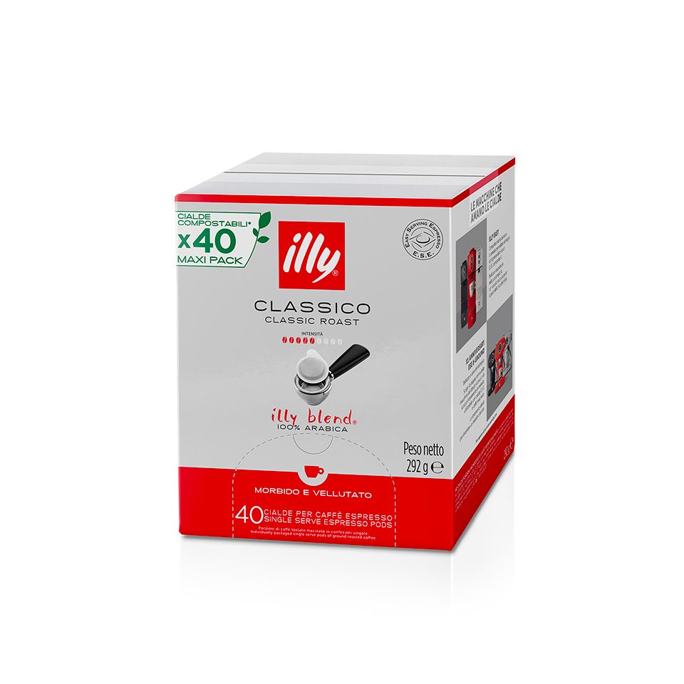 Immagine di 40 cialde ESE 44mm Illy caffè tostato Classico