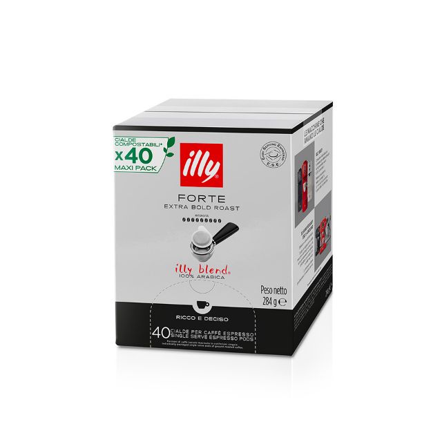 Visualizza i dettagli per 40 cialde ESE 44mm Illy caffè tostato Forte 40 cialde ESE 44mm Illy caffè tostato Forte