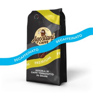 1Kg Caffè in grani Agostani miscela Dek