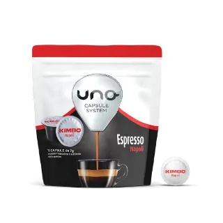 Visualizza i dettagli per 96 capsule caffè Kimbo per sistema UNO miscela Espresso Napoli 96 capsule caffè Kimbo per sistema UNO miscela Espresso Napoli
