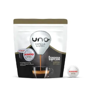 Visualizza i dettagli per 96 capsule caffè Kimbo per sistema UNO miscela Sublime 100% Arabica 96 capsule caffè Kimbo per sistema UNO miscela Sublime 100% Arabica