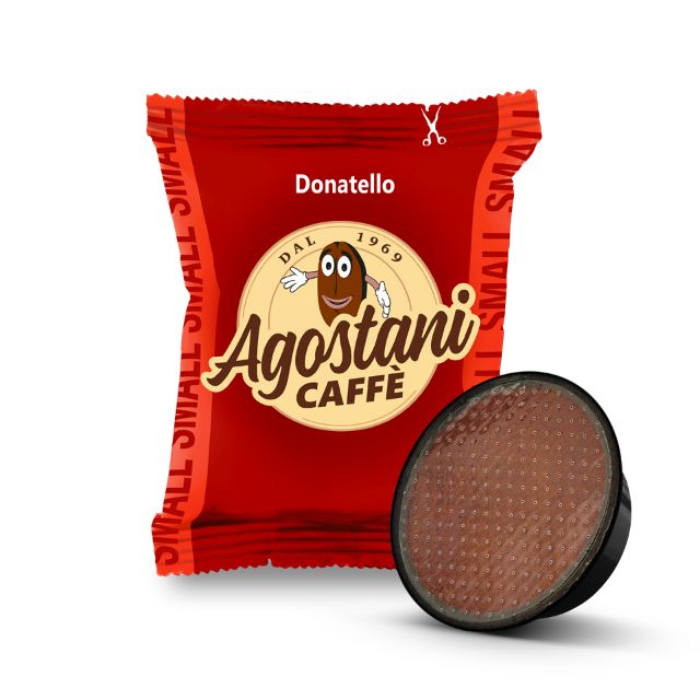 Visualizza i dettagli per 100 capsule Caffè Agostani SMALL Donatello compatibile Lavazza a Modo Mio 100 capsule Caffè Agostani SMALL Donatello compatibile Lavazza a Modo Mio