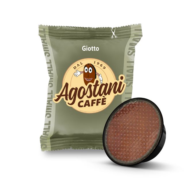 Visualizza i dettagli per 100 capsule Caffè Agostani SMALL Giotto compatibile Lavazza a Modo Mio 100 capsule Caffè Agostani SMALL Giotto compatibile Lavazza a Modo Mio