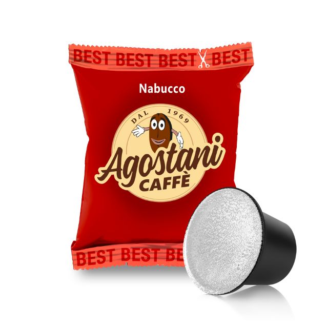 Visualizza i dettagli per 100 capsule Caffè Agostani Best Nabucco compatibile Nespresso 100 capsule Caffè Agostani Best Nabucco compatibile Nespresso