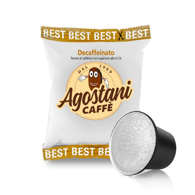 Visualizza i dettagli per 100 capsule Caffè Agostani Best Decaffeinato compatibili Nespresso 100 capsule Caffè Agostani Best Decaffeinato compatibili Nespresso