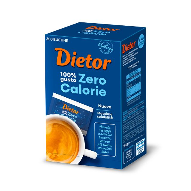 Visualizza i dettagli per Dietor, nuovo formato da 300 bustine di dolcificante ipocalorico alternativa zucchero Dietor, nuovo formato da 300 bustine di dolcificante ipocalorico alternativa zucchero
