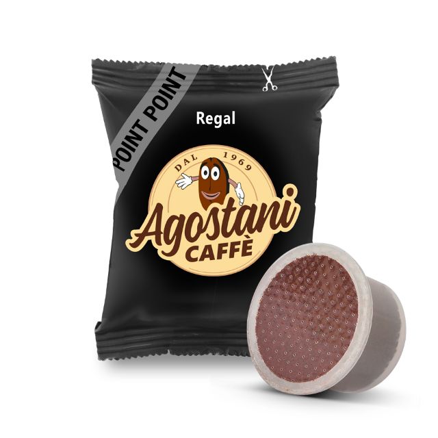 Visualizza i dettagli per 100 Cialde caffè Agostani REGAL Compatibili Lavazza Espresso Point 100 Cialde caffè Agostani REGAL Compatibili Lavazza Espresso Point