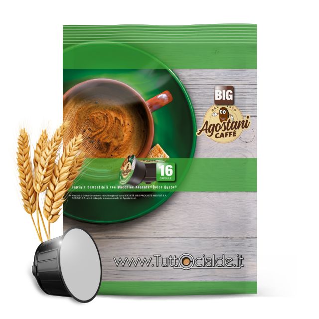 Visualizza i dettagli per 16 Capsule Orzo Agostani Big  compatibili Nescafé Dolce Gusto 16 Capsule Orzo Agostani Big  compatibili Nescafé Dolce Gusto