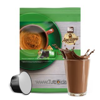 Visualizza i dettagli per 16 Capsule Cioccolato Agostani Big  compatibili Nescafé Dolce Gusto 16 Capsule Cioccolato Agostani Big  compatibili Nescafé Dolce Gusto