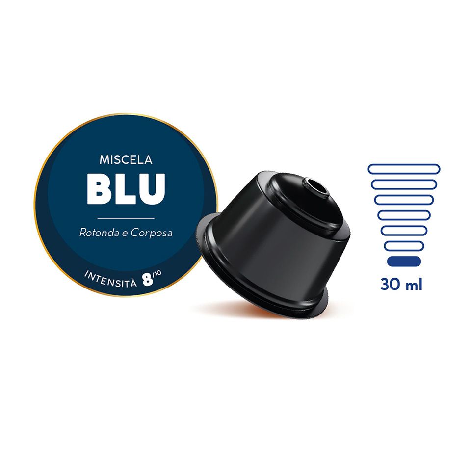 Immagine di 64 Capsule Caffè Borbone Miscela BLU Compatibili Nescafè Dolce Gusto