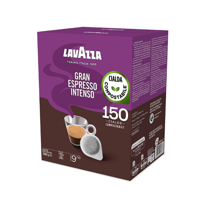 Visualizza i dettagli per 150 cialde 44mm ESE Lavazza Gran Espresso Intenso 150 cialde 44mm ESE Lavazza Gran Espresso Intenso