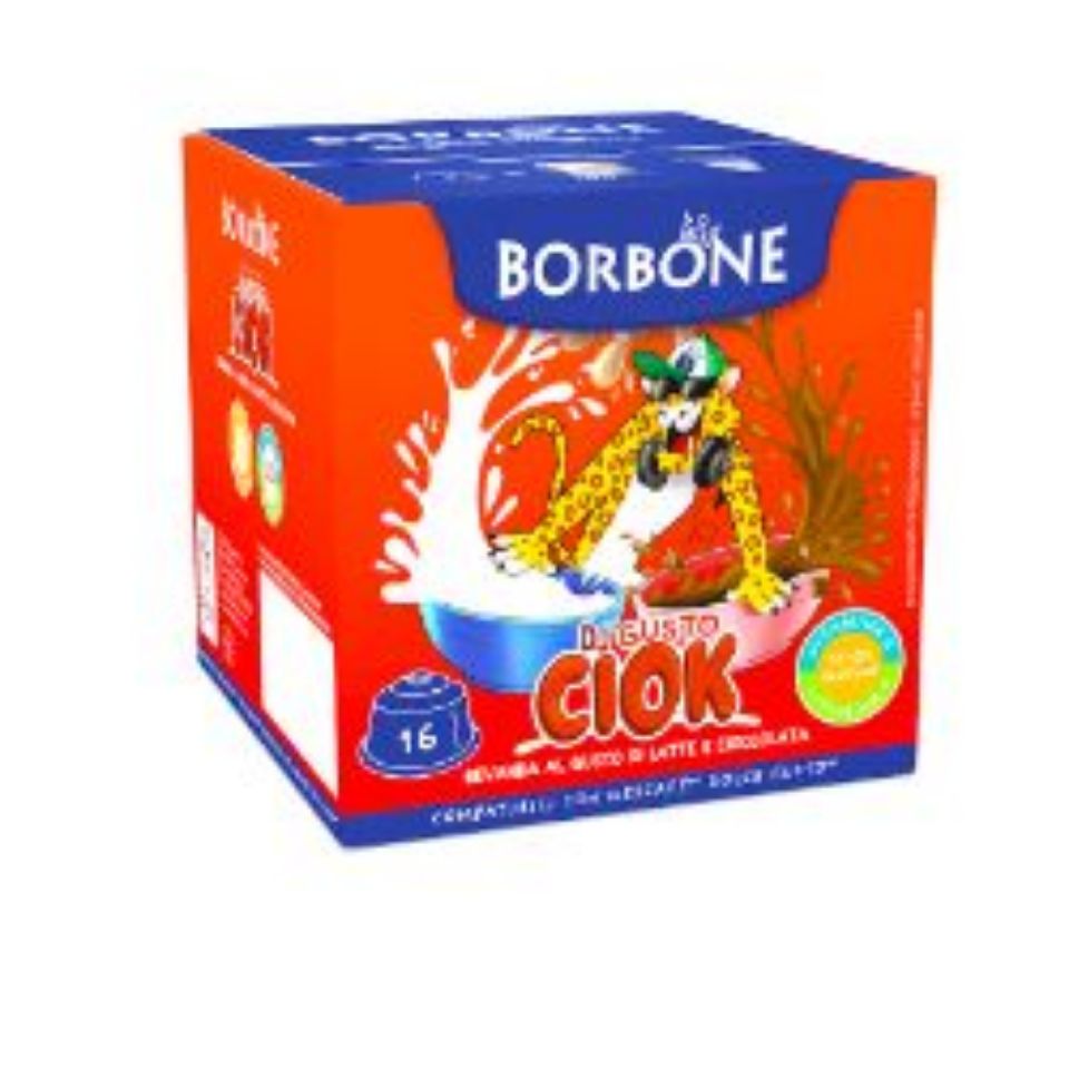 Immagine di 16 Capsule Borbone Compatibili macchine Nescafè Dolce Gusto DJGUSTO CIOK AL GUSTO DI CIOCCOLATO CON VITAMINE