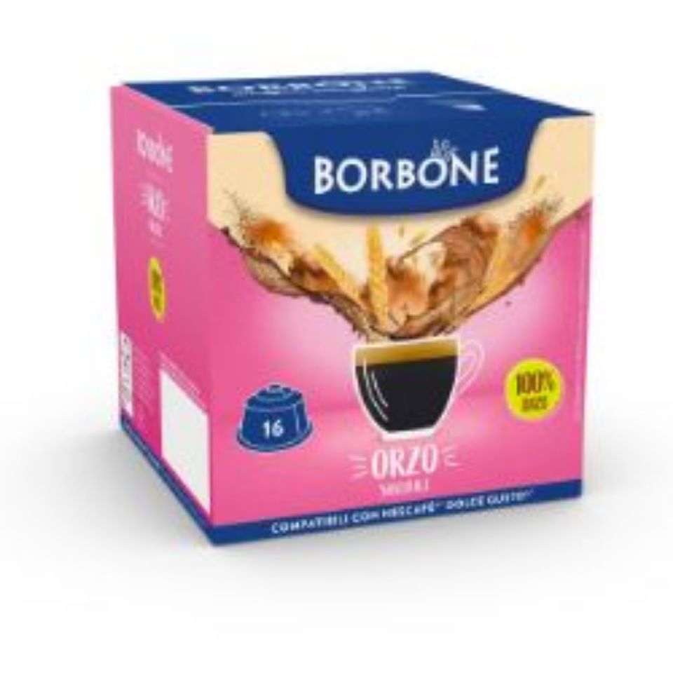 Immagine di 16 Capsule Borbone Compatibili macchine Nescafè Dolce Gusto ORZO