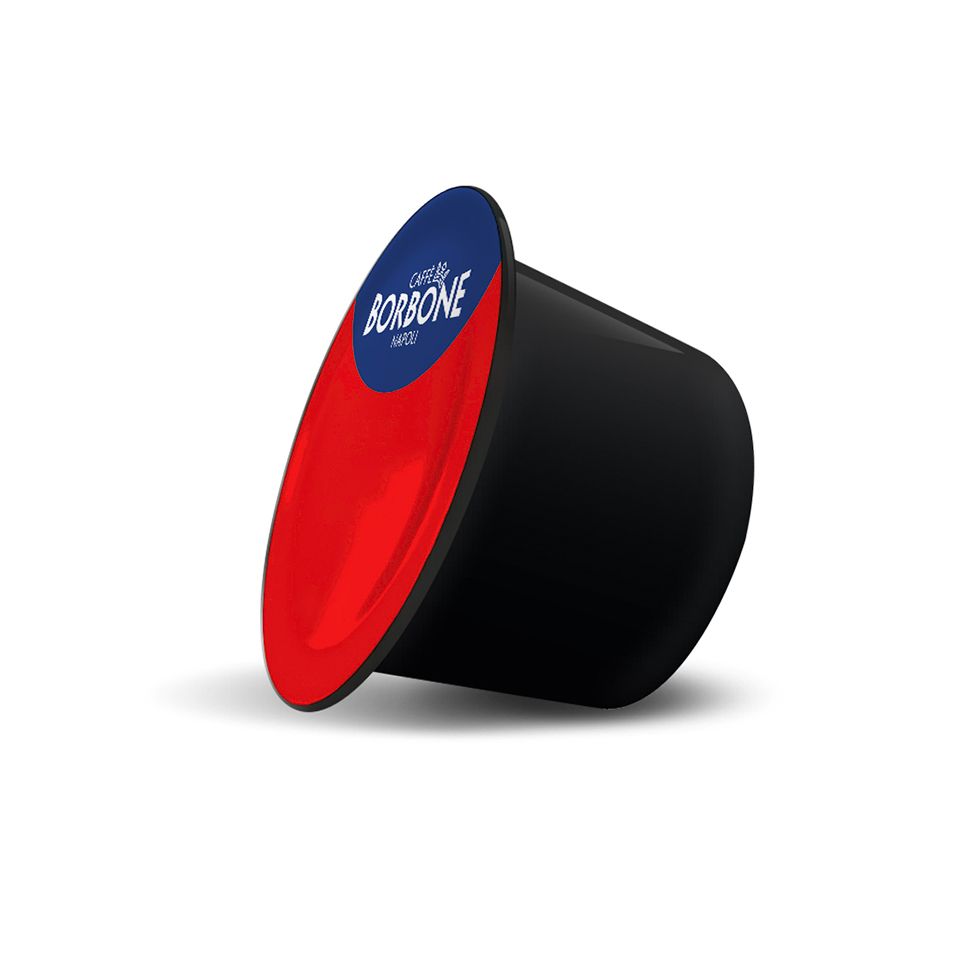 Immagine di 100 Capsule Caffè Borbone Miscela ROSSA compatibili Lavazza Blue e In Black