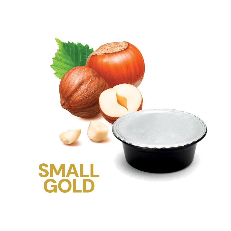 Immagine di 16 capsule Nocciolino Agostani SMALL GOLD compatibili Lavazza a Modo Mio