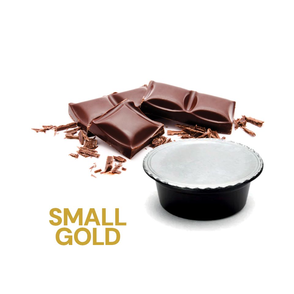 Immagine di 16 capsule Cioccolata Agostani SMALL GOLD compatibili Lavazza a Modo Mio