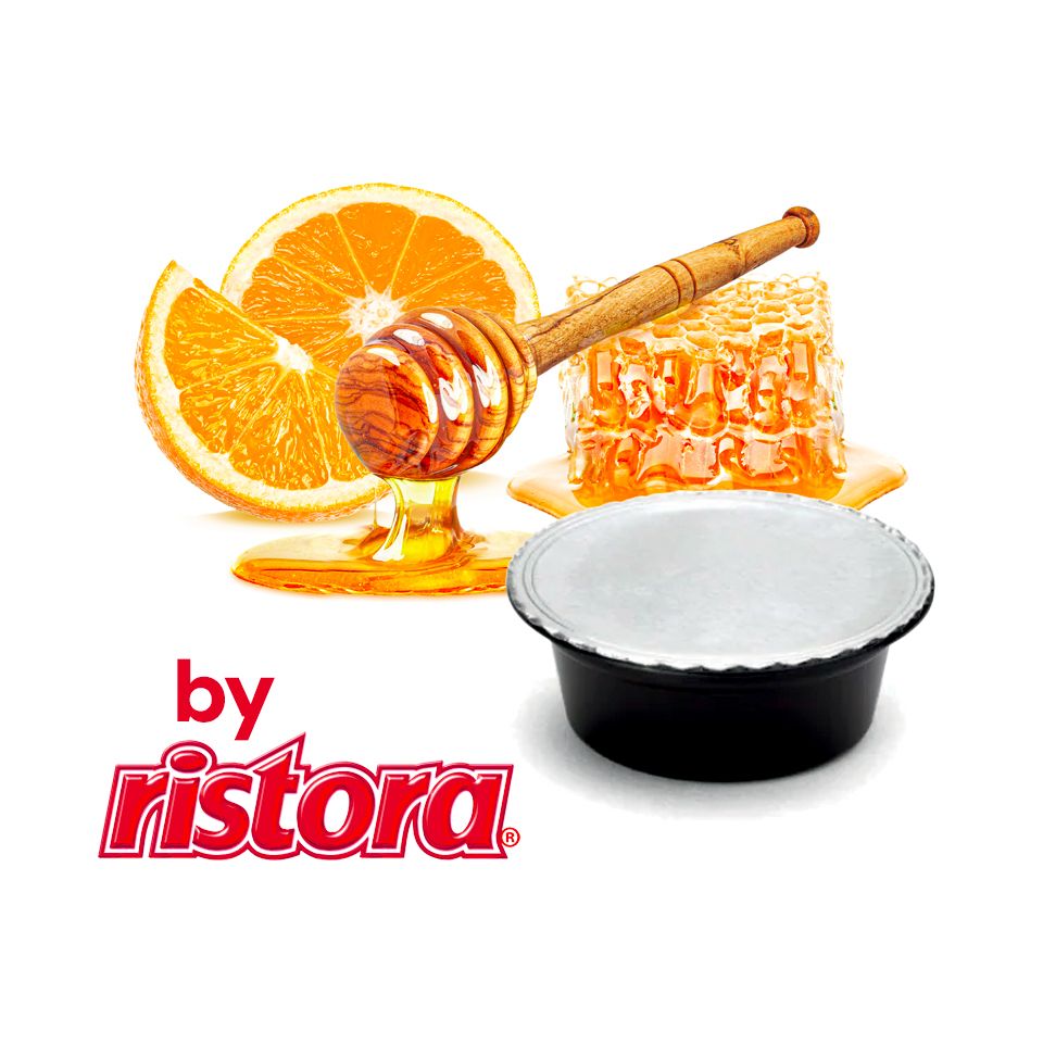 Immagine di 16 capsule Tisana Camomilla al Miele e Arancia Agostani SMALL compatibile Lavazza a Modo Mio