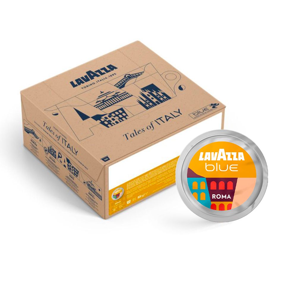 Immagine di 100 capsule Lavazza Blue e In Black  TALES OF ROMA