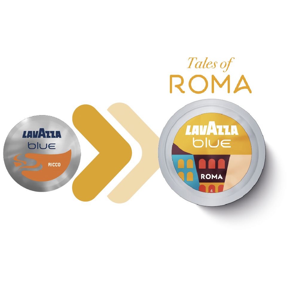 Immagine di 100 Cialde Lavazza Blue Ricco