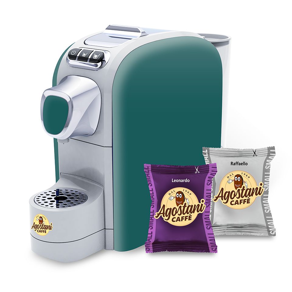 Immagine di Offerta: Macchina Agostani Small Cup Bosco + 200 capsule Caffè Agostani linea Small 