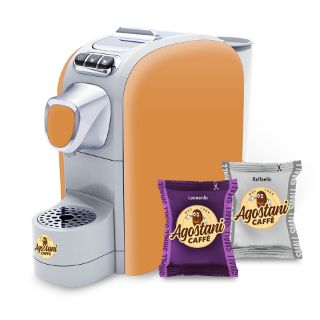Offerta: Macchina Agostani Small Cup Ocra + 200 capsule Caffè Agostani linea Small 